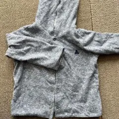 Baby Gap くま耳 フード付きパーカー グレーのサムネイル