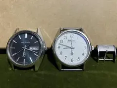 希少 SEIKO KING QUARTZ ビンテージ ウォッチ 訳あり2個セットのサムネイル