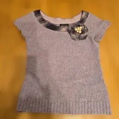 Cynthia Rowley 半袖ニット 2サイズ パープル