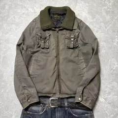 archive gimmick military jacket y2k カーキ