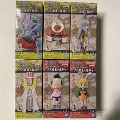 ワンピースワールドコレクタブルフィギュア ワノ国鬼ヶ島編6種セット