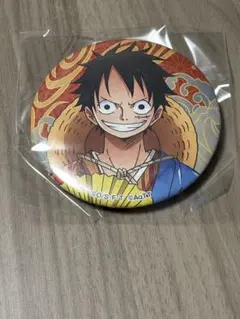 ONEPIECE 輩缶バッジ FIRE ルフィ - メルカリ