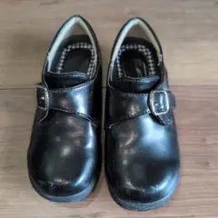 TOPVALU 黒 フォーマルシューズ 17.5