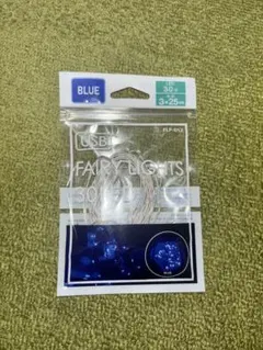 USB Fairy Lights ブルー 30球 全長3.25m