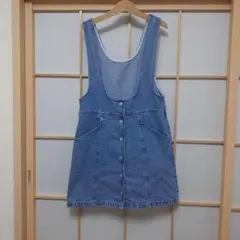 GU　キッズ　140 　デニムワンピース