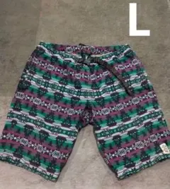ネイティブ柄 ショートパンツ ハーフパンツ Lサイズのサムネイル