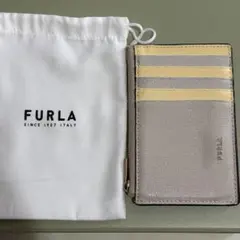 FURLA カードケース　イエロー