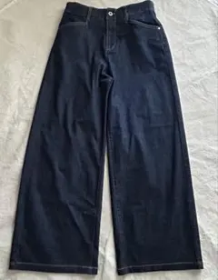 ★未着用★Golden Bear デニム ワイドパンツ ウエストゴム(M~L)のサムネイル