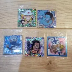 ワンピース 大海賊シールウエハース LOG.12世界を救う男 5枚セット