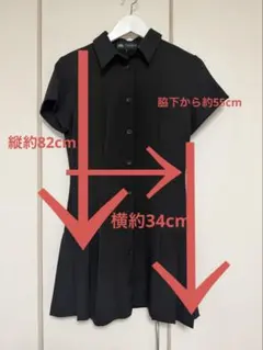 ZARA 襟付きミニワンピース　半袖