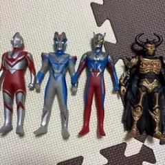 ウルトラマン ソフビ フィギュア 5体セット 値下げ - メルカリ