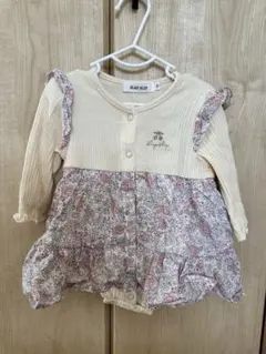 SLAP SLIP フラワープリントロンパース 70