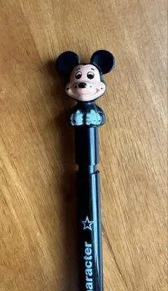 昭和レトロ⭐︎ミッキーマウスの黒いシャープペン