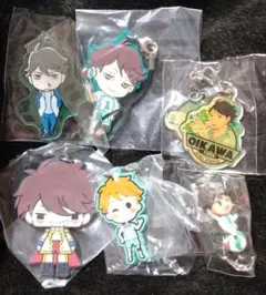 及川徹 ラバーストラップ フィギュア アクリルキーチェーン ハイキュー！！