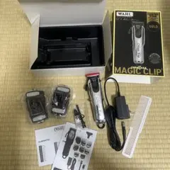 WAHL Magic Clip コードレス バリカン 新品未使用 シルバー 鏡面