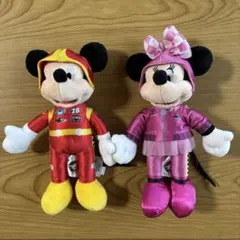 ディズニー　ミッキーマウス　ミニーマウス　ぬいぐるみ　2体セット