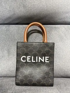 【100%正規品】CELINE トリオンフ キャンバス ミニ バーティカル カバ