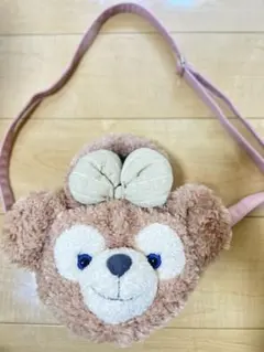 クマ型ポーチ ベージュ ふわふわ