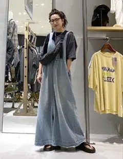 【✨極美品✨】niko and…ニコアンド◎2WAYデニムジャンパースカート ニコアンド misayoさんプロデュース 2way デニムジャンパー
