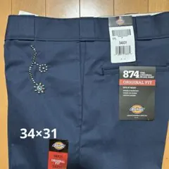 Dickies 874 Original Fit ネイビー 34x31