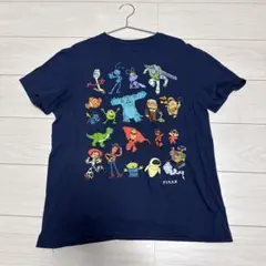 PIXAR キャラクター集合 Tシャツ ネイビー Lサイズのサムネイル