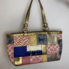 コーチ　パッチワークショルダー