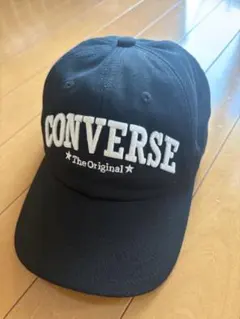 【韓国購入】CONVERSE キャップ ブラック ロゴ刺繍のサムネイル