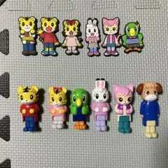 しまじろうくっつくラバーマスコット　こどもチャレンジマスコットフィギュア　セット