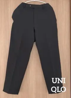格安【UNIQLO】ユニクロ／感動パンツ／ブラック／W85㌢L66㌢裾上げ済