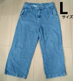 ジーンズ メンズ Lサイズ ストレートデニム ズボン