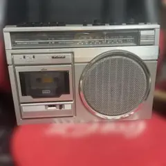 NationalナショナルRX-S41 カセットレコーダー黒ブラック 動作未確認