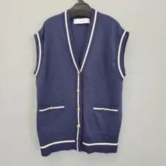JOURNAL STANDARD ネイビー ニットベスト