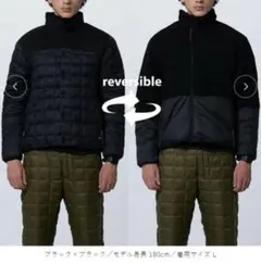 新品タグ付　2XL タイオン　リバーシブル　ジャケット　ユニセックス　ダウン