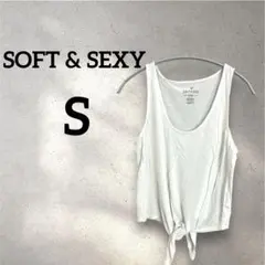 SOFT & SEXY 【S】タンクトップ ホワイト