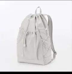 無印良品 撥水 リップストップ リュックサック オフ白 美品 - メルカリ