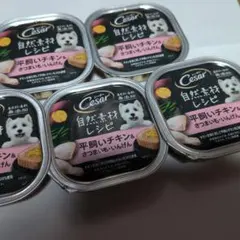 Cesar 自然素材レシピ 平飼いチキン＆さつまいも・いんげん 5個