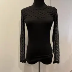 シースルードットTシャツ