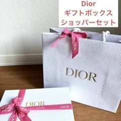 【美品】Dior ギフトボックス ホワイト 中型 ショッパー袋のサムネイル