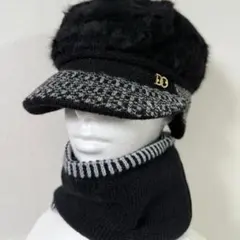 冬 キャップ 白