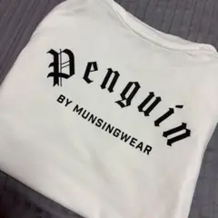 ペンギンバイマンシング　モックネックtシャツ　オフホワイト　Ｌ