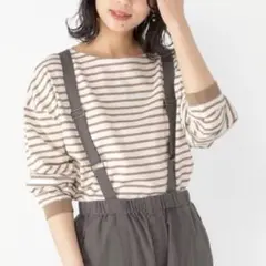 studio CLIP＊ボーダーカットソー