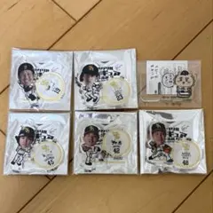 ソフトバンクホークス アクリルフィギュアキーホルダー ちいかわ 6点セット