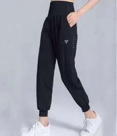 【新品・未使用】ジョガーパンツ ピラティスウェア　ハイウェスト　ブラック　S