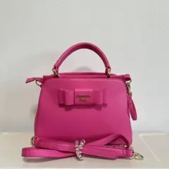 サマンサヴェガのショッキングピンク、ハンド・ショルダーバッグ