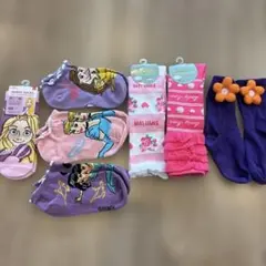 【未使用】女の子 キッズ靴下 まとめ売り 計7足　キッズ　おしゃれ　ソックス