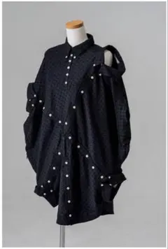 hazama 突然変衣のシャツワンピース type Ω