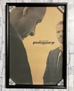 「ワイルド・スピード SKY MISSION　レトロ調 ポスター　B」jo-db