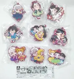 全9種 鬼滅の刃 キャラばんちょうこうラバーマスコット 玖ノ型 遊郭編