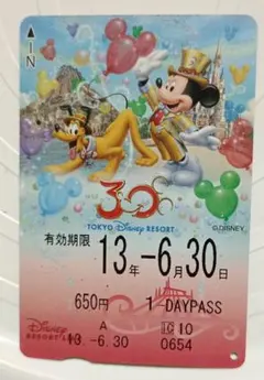 ディズニーリゾートライン 15周年記念パス使用済 - メルカリ