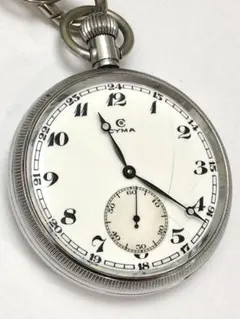シーマ　CYMA 手巻き懐中時計　アンティーク　ビンテージ Yahoo!オークション - CYMA シーマ 手巻き 機械式 懐中時計